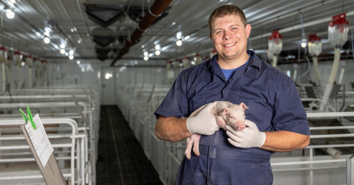 Dr. Bents with Piglet