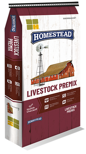 Homestead livestock premix bag image