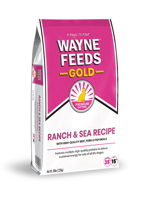 Product bag image of Wayne Feeds Ranch & Sea for cats