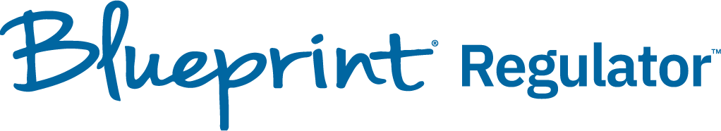 Blueprint regulator logo