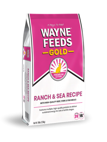 Product bag image of Wayne Feeds Ranch & Sea for cats