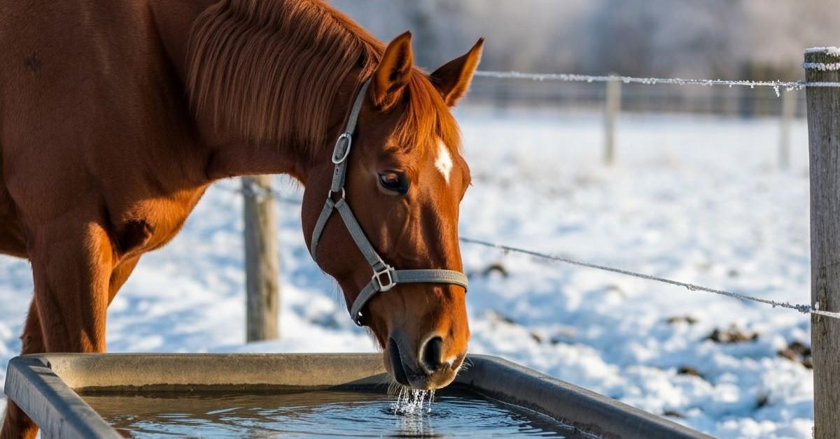 Horse Drinking Water